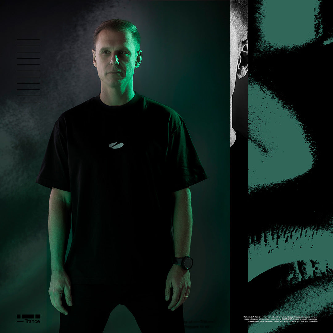 A State of Trance DESTINATION Photoprint T-shirt Black