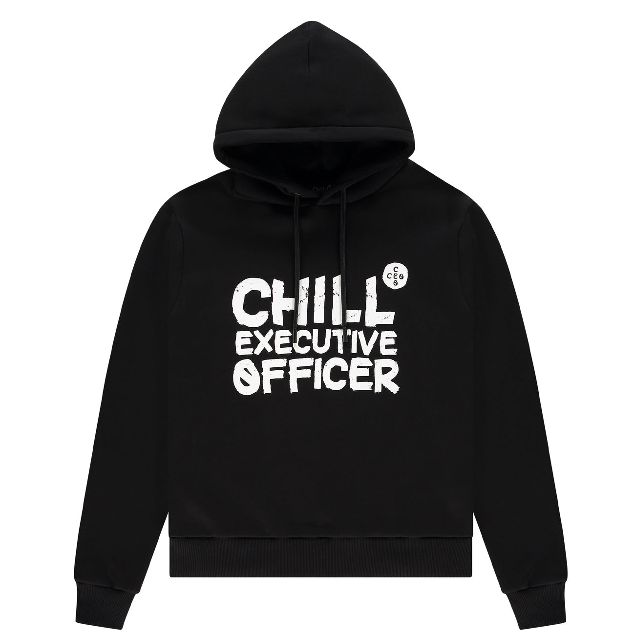 Chill Executive Officer Logo Hoodie Black