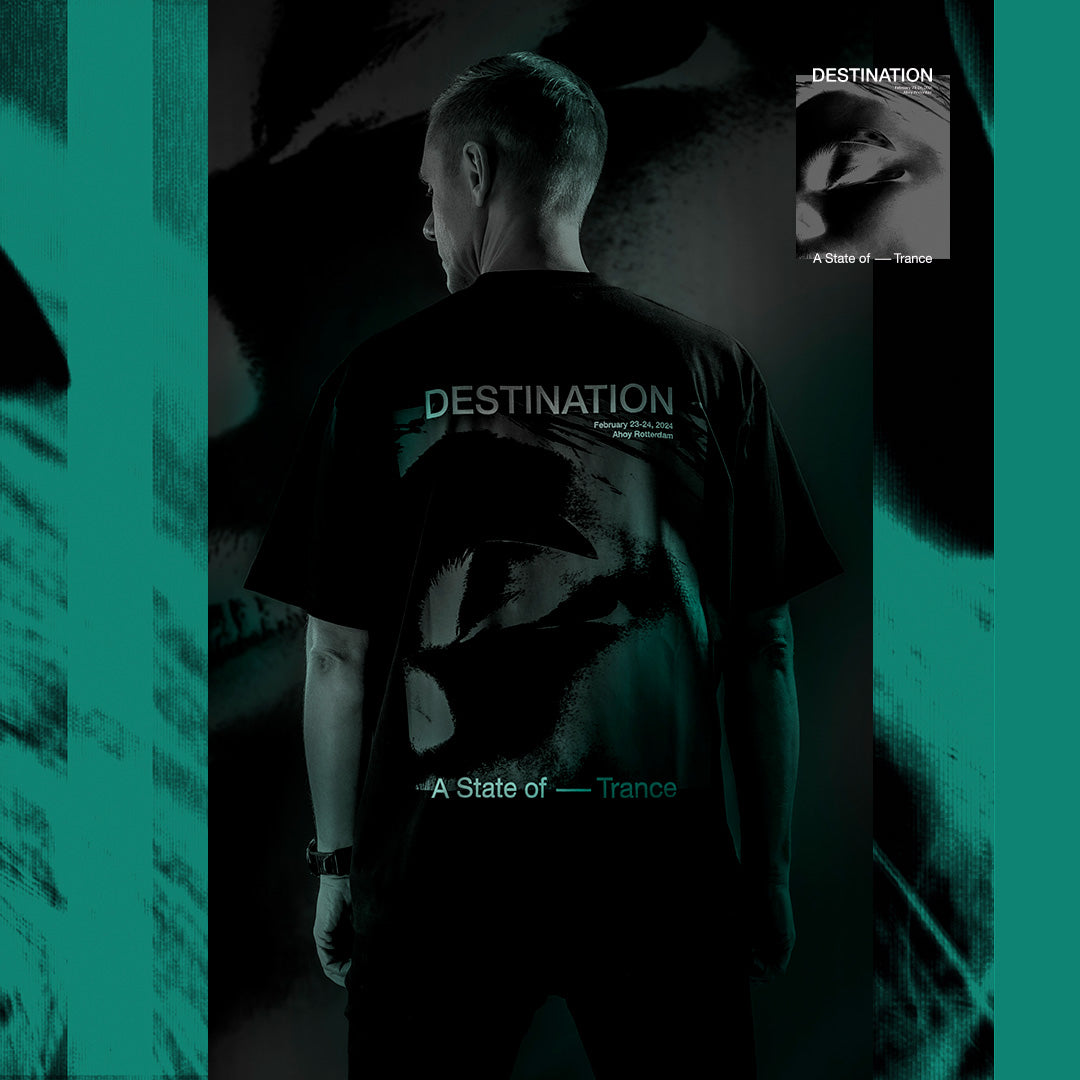 A State of Trance DESTINATION Photoprint T-shirt Black